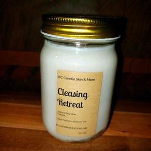 10 OZ Soy Wax Candle Cleasing Retreat